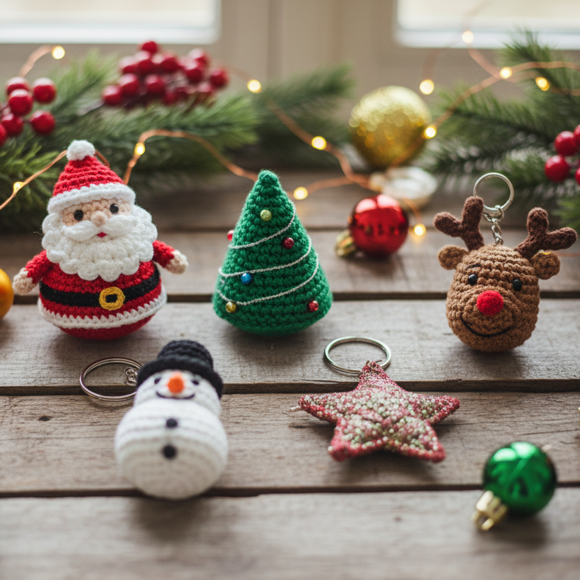 Portachiavi natalizi