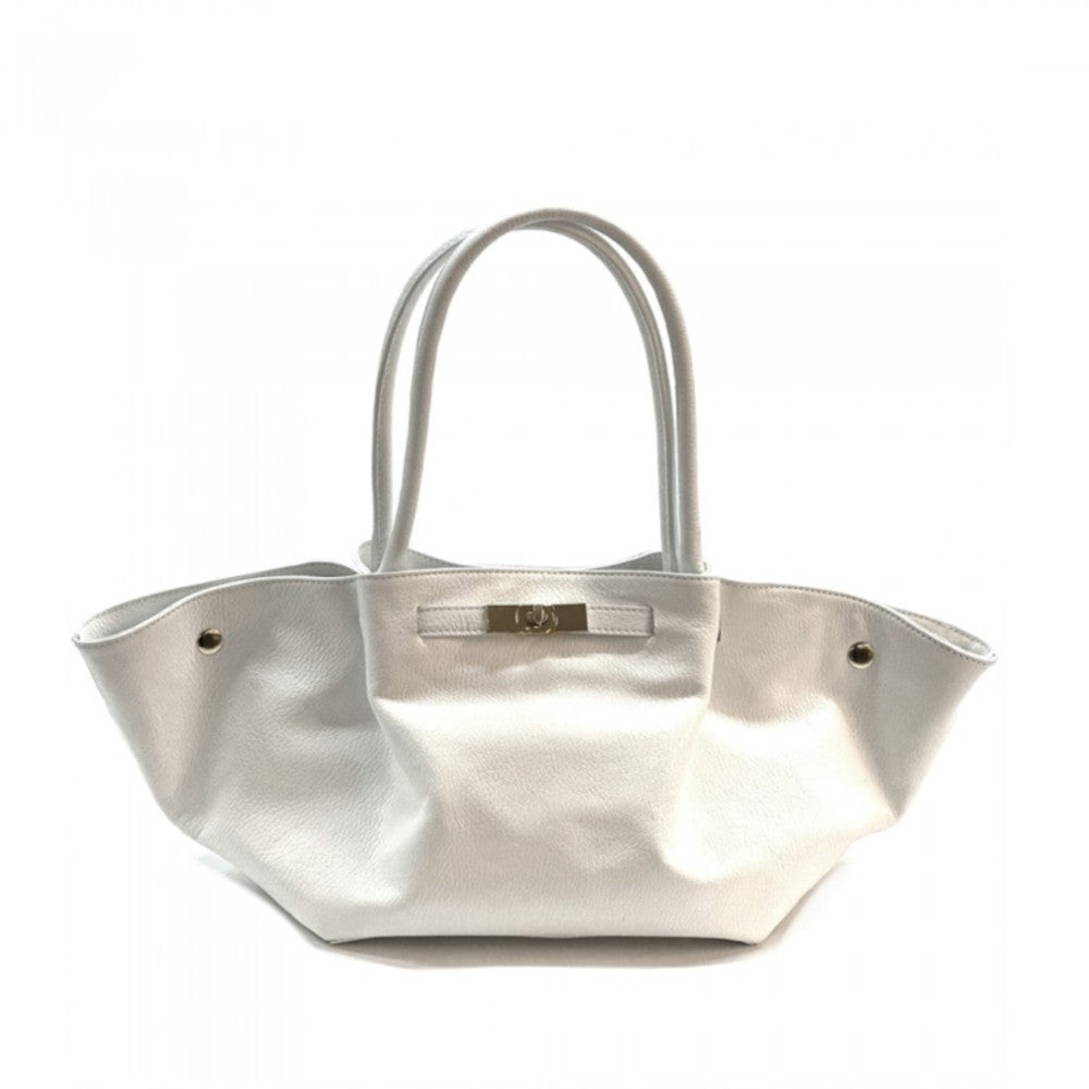 Borsa da donna Bianca a mano in pelle 53x15x22 cm - Vivara