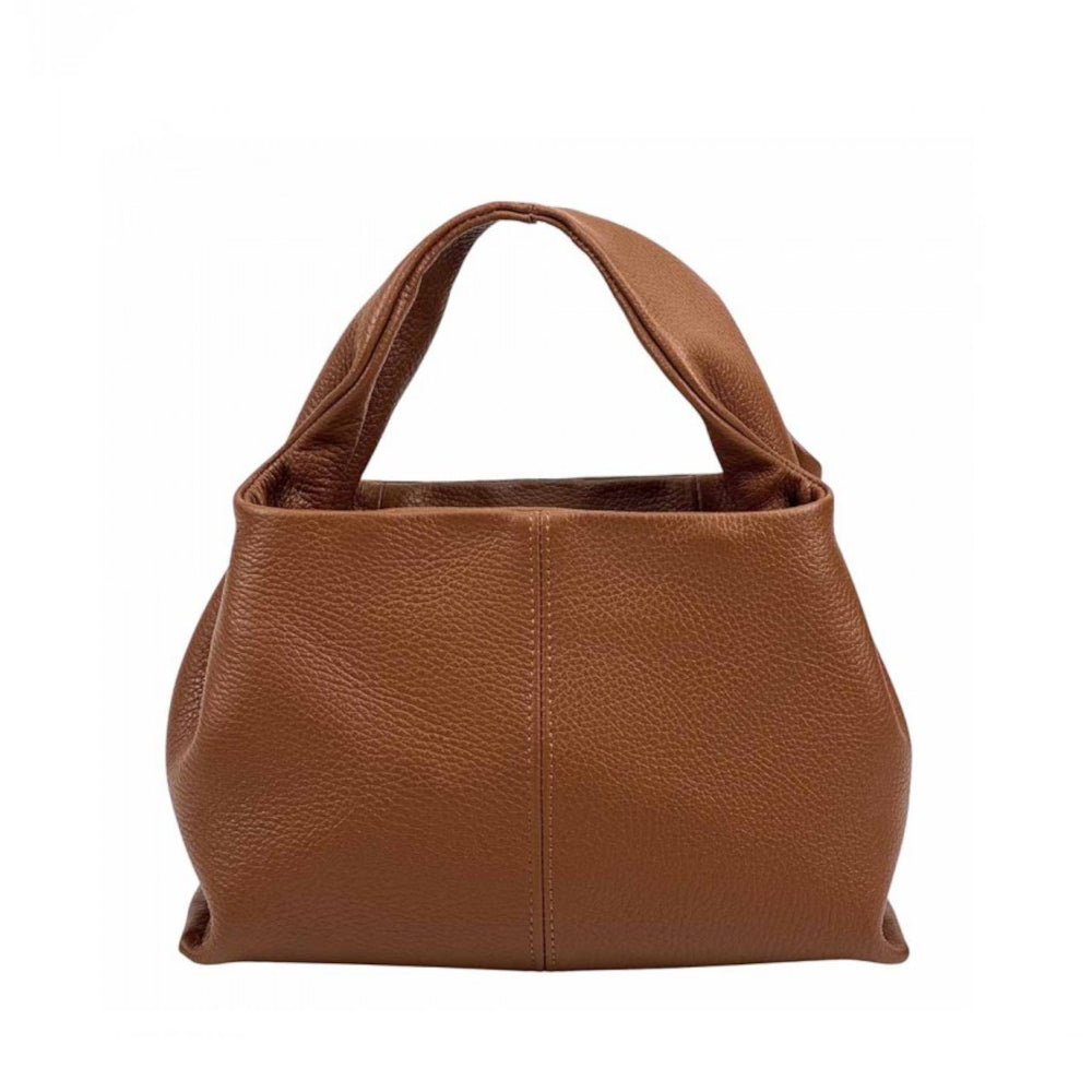 Borsa da donna Cuoio Scuro a mano in pelle 27x10x18 cm Lucea