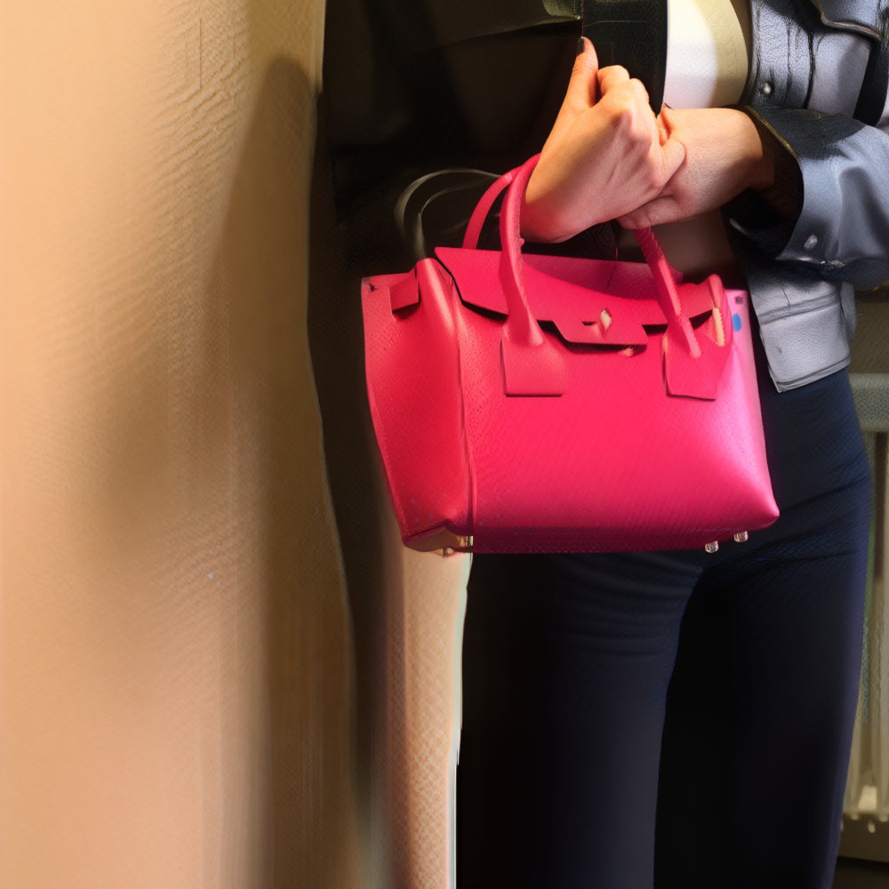 Borsa da donna Cuoio a mano in vera pelle 35x8x24 cm - Noelia