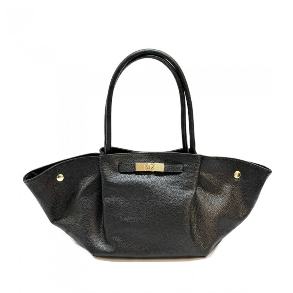 Borsa da donna nera a mano in pelle 53x15x22 cm - Vivara