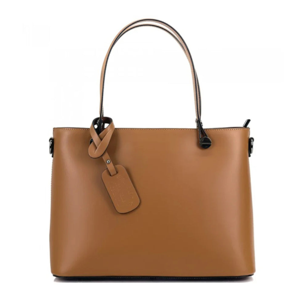 Borsa donna Cuoio a spalla in pelle 37x16x28 cm - Margherita