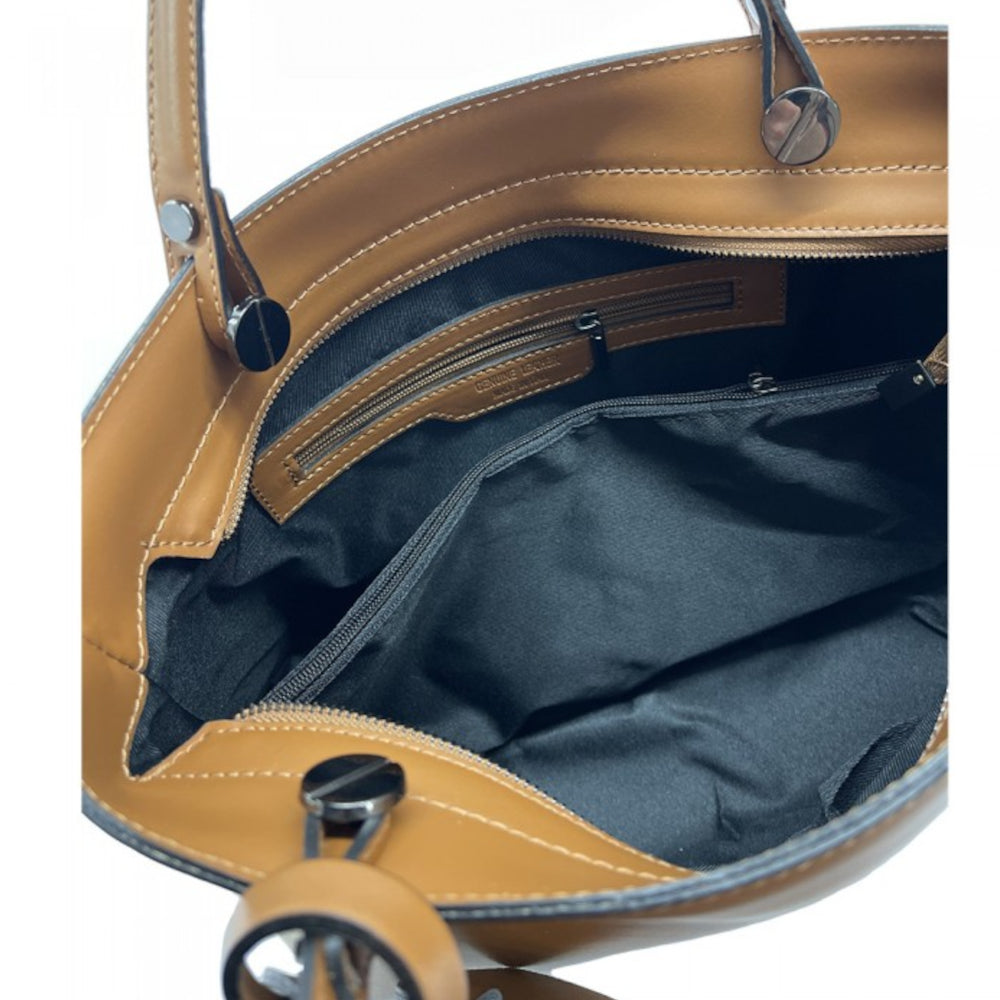 Borsa donna Cuoio a spalla in pelle 37x16x28 cm Margherita