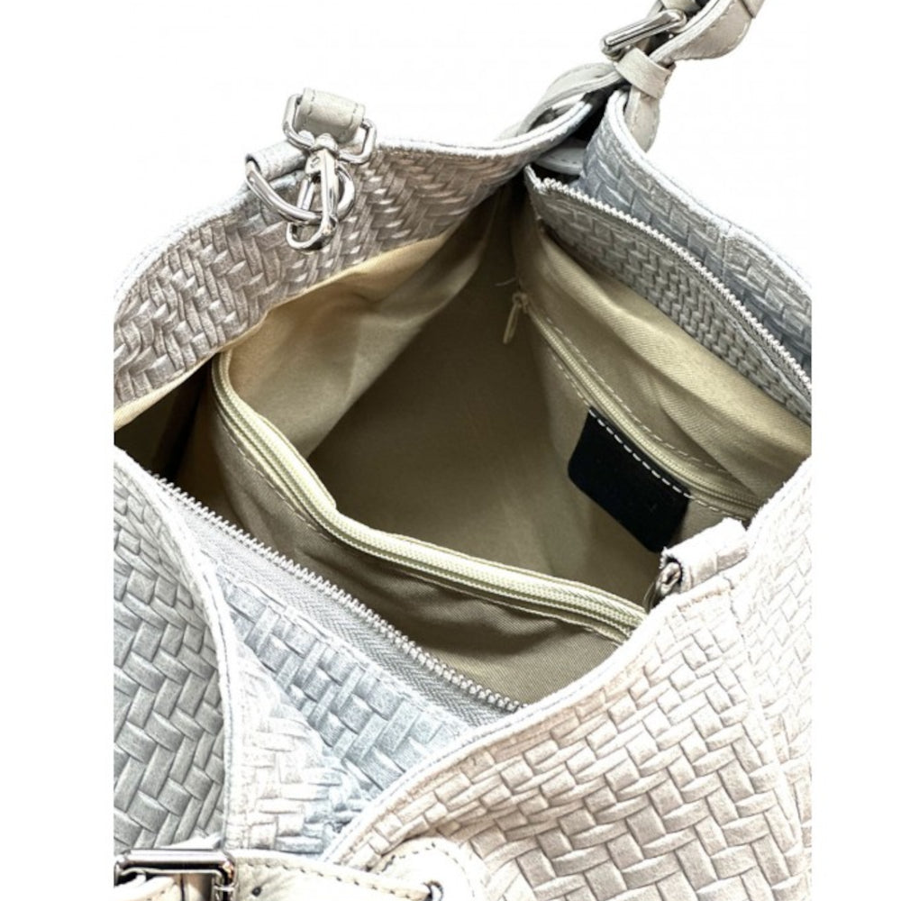 Borsa donna Lilla a spalla in pelle 46x18x29 cm Debora S