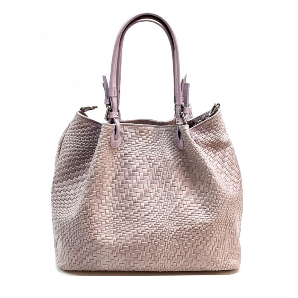 Borsa donna Lilla a spalla in pelle 46x18x29 cm Debora S