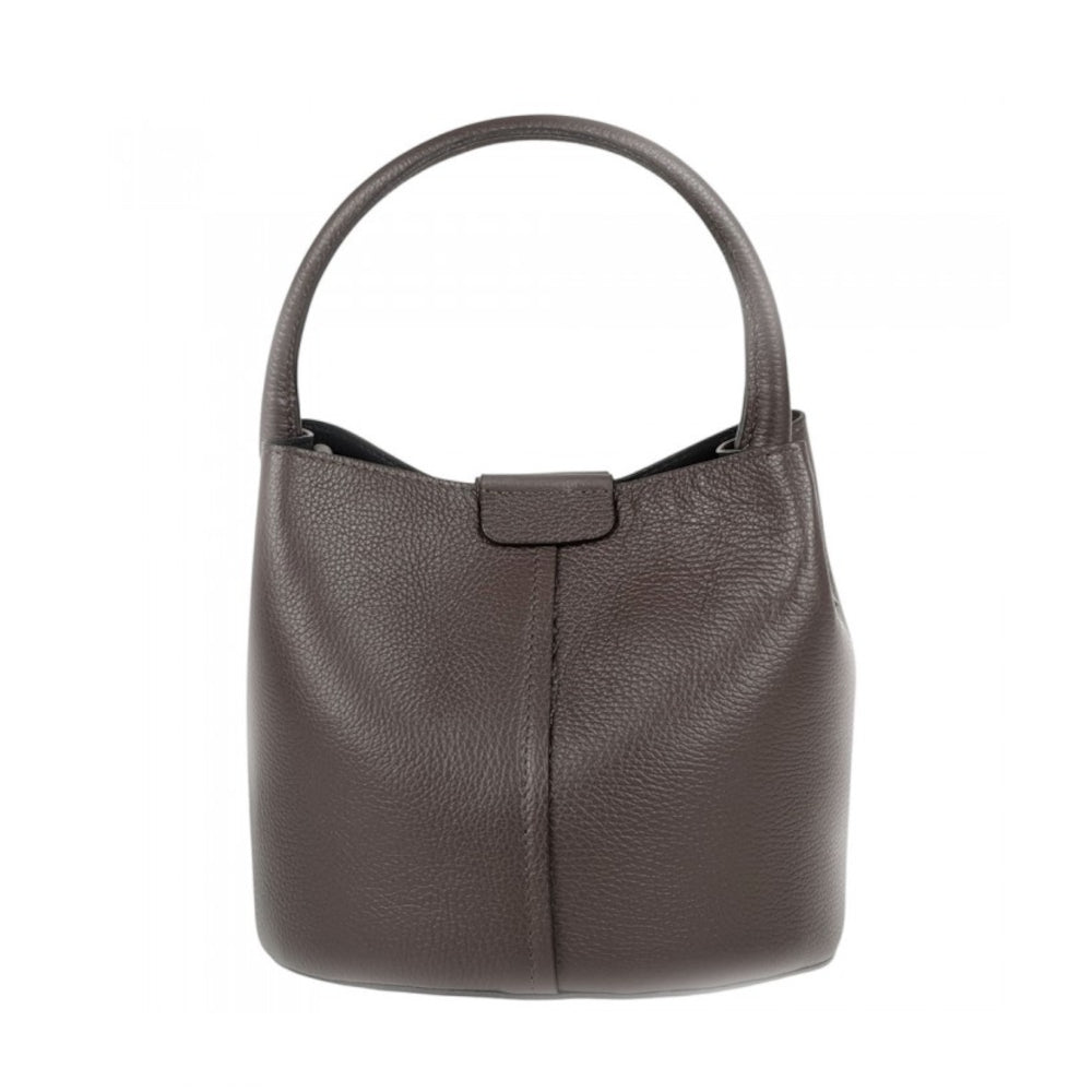 Borsa donna testa di moro a mano in pelle 26x18x23 cm Grazia