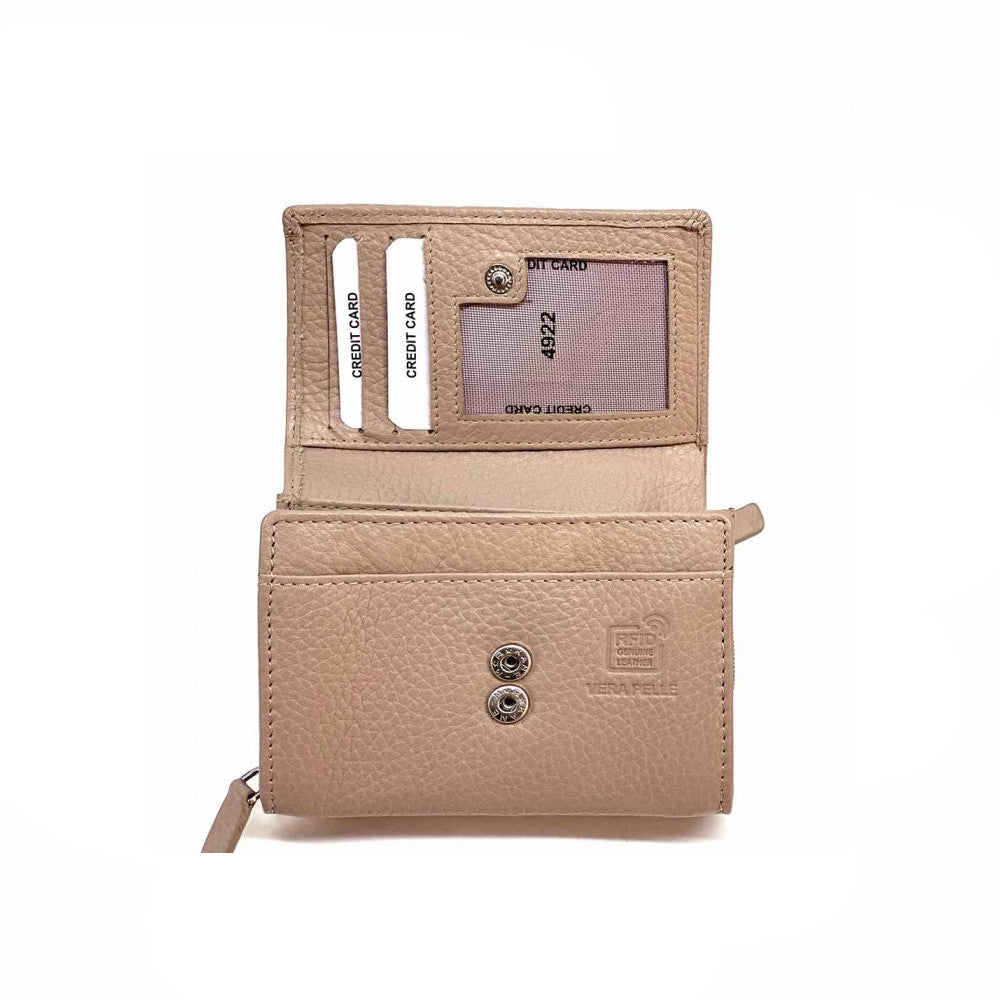 Portafoglio da donna Rosa in pelle 12.5x10.5 cm - Tris