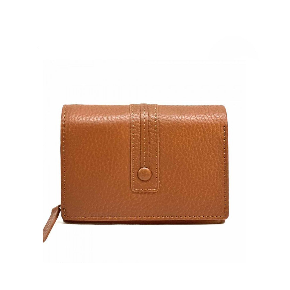 Portafoglio da donna cuoio in pelle 12.5x10.5 cm - Tris