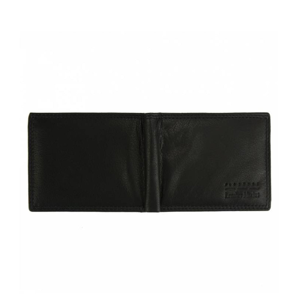 Portafoglio da uomo Nero in pelle 22x8 cm Saffiro Mini