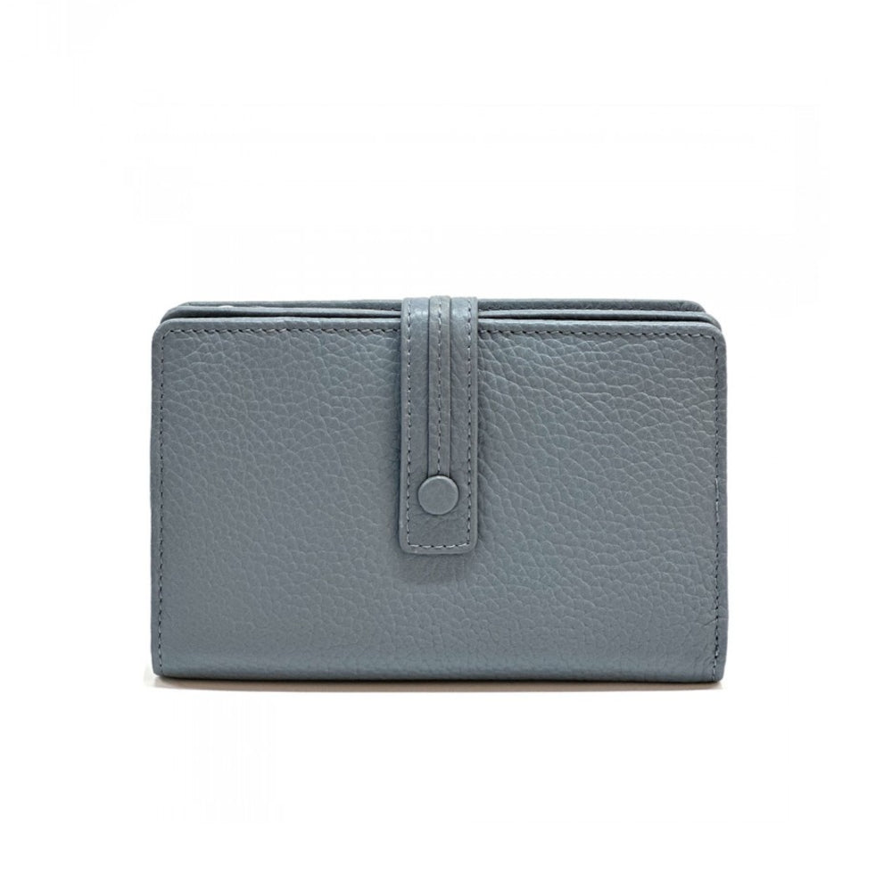 Portafoglio donna carta da zucchero in pelle 16x10 cm Flora