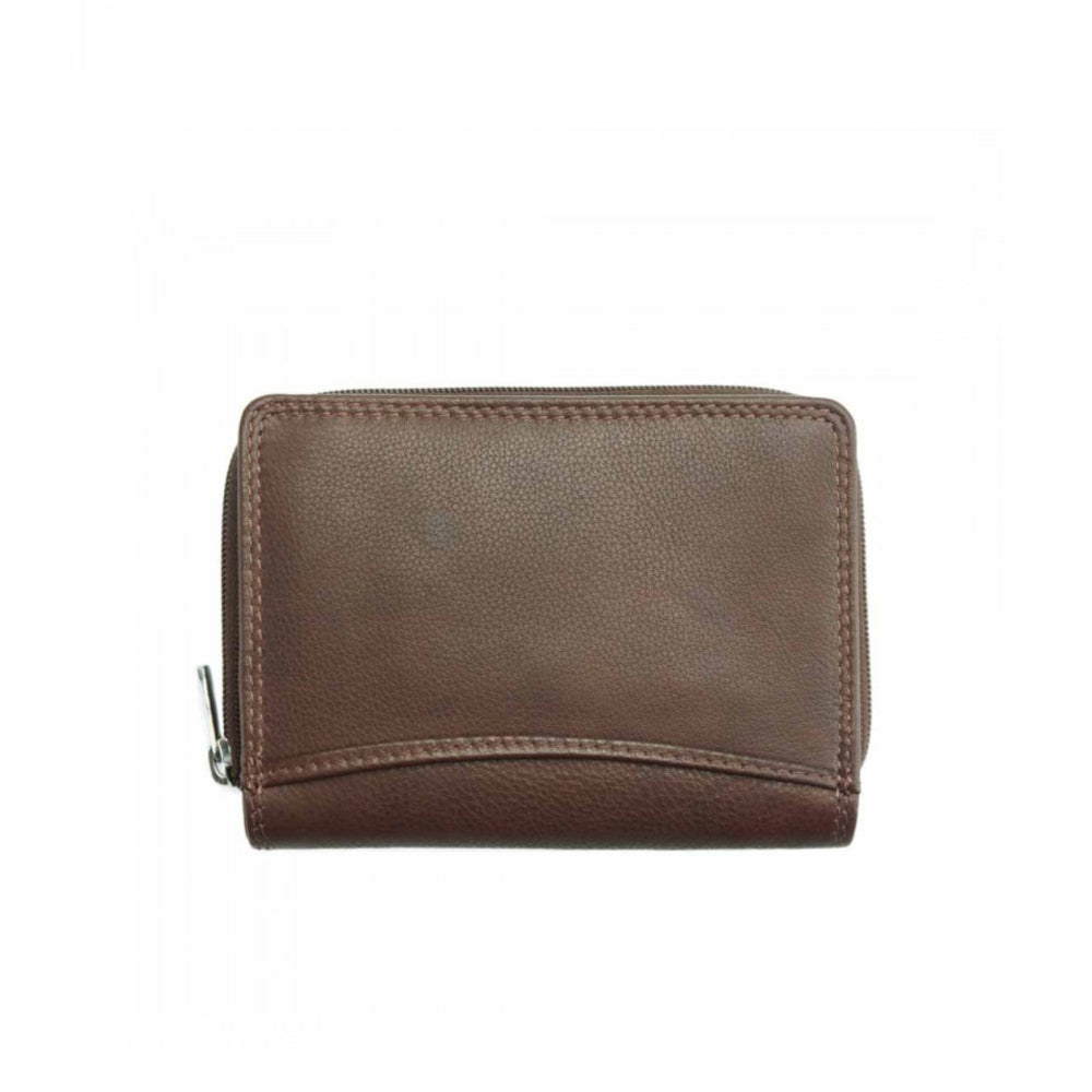 Portafoglio donna testa di moro in pelle 15x10 cm - Diamante