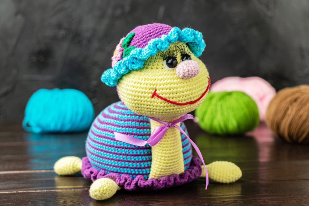 lumaca amigurumi ad uncinetto